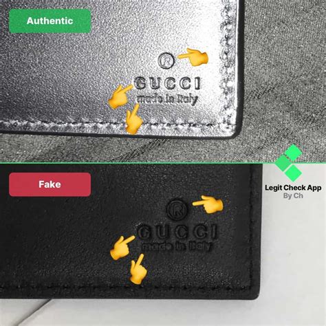 gucci fake wallet|how to tell authentic gucci.